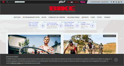 Desktop Screenshot of mountainbike.es